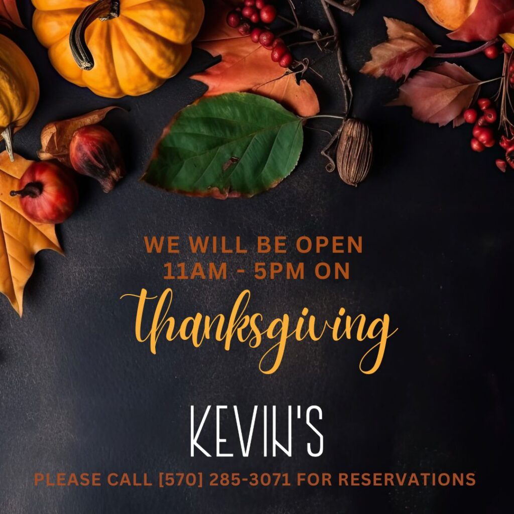 Kevins - Thanksgiving Hours